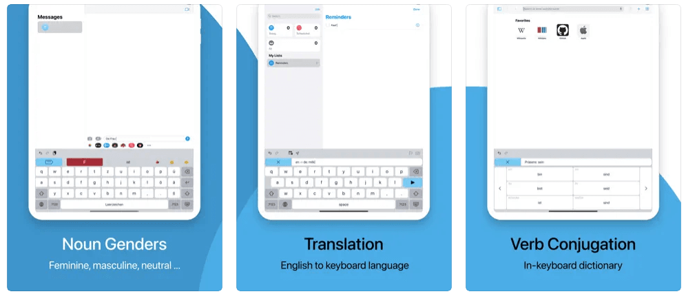 Open-Source iOS Keyboard App for Language Learners