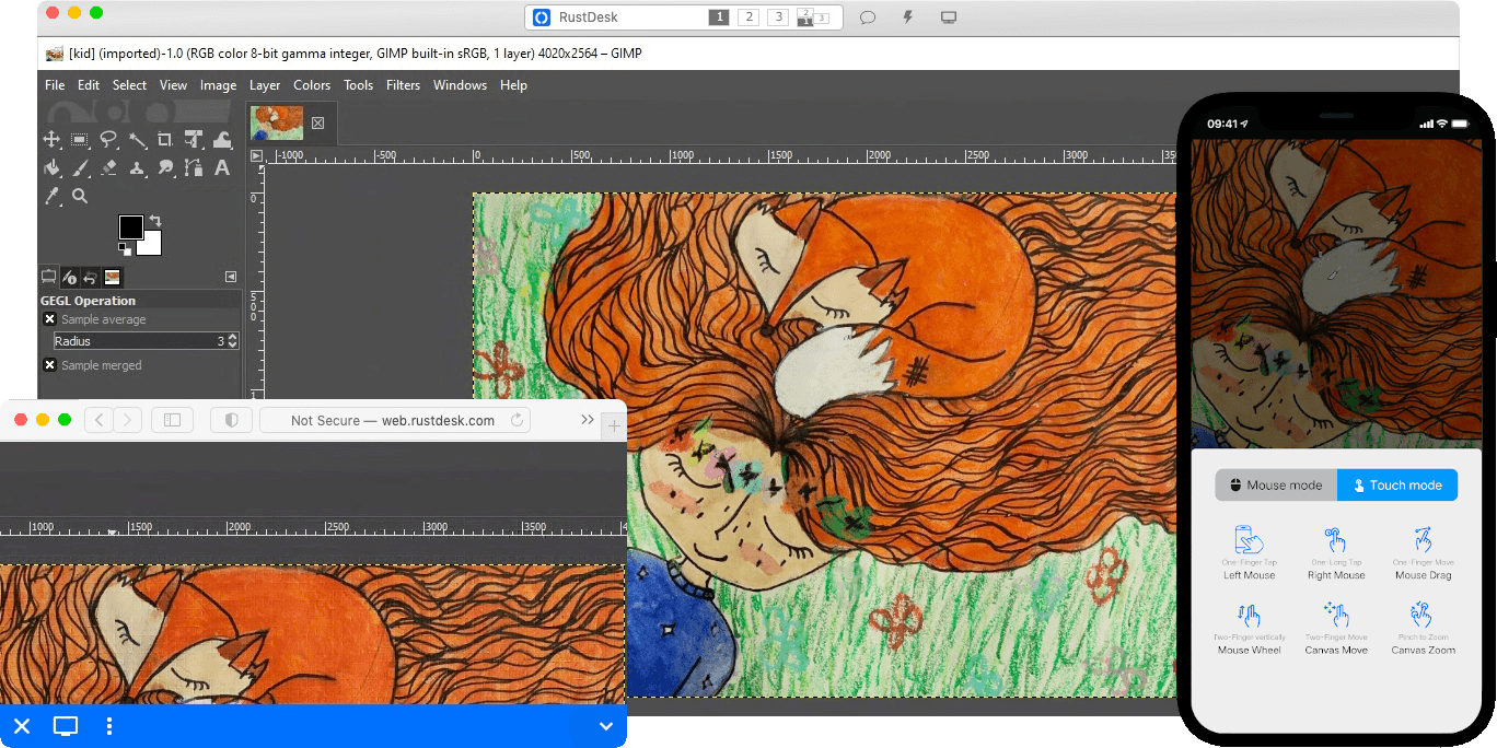 Open-Source Remote Desktop Software: RustDesk
