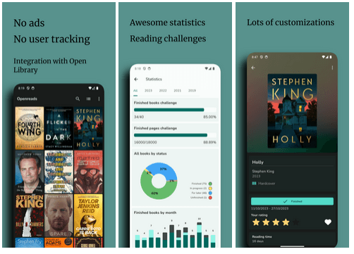 Openreads: Privacy-Focused Flutter Book Tracker App