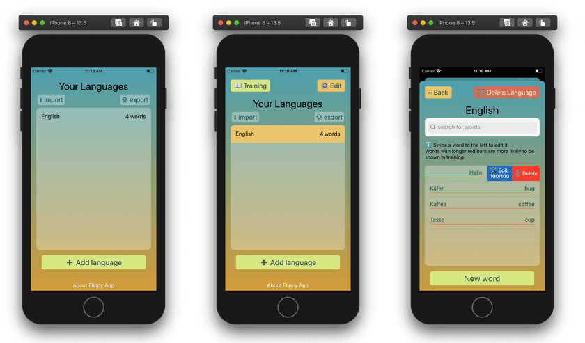 Swift Vocabulary Trainer: Open-Source Flashcard App