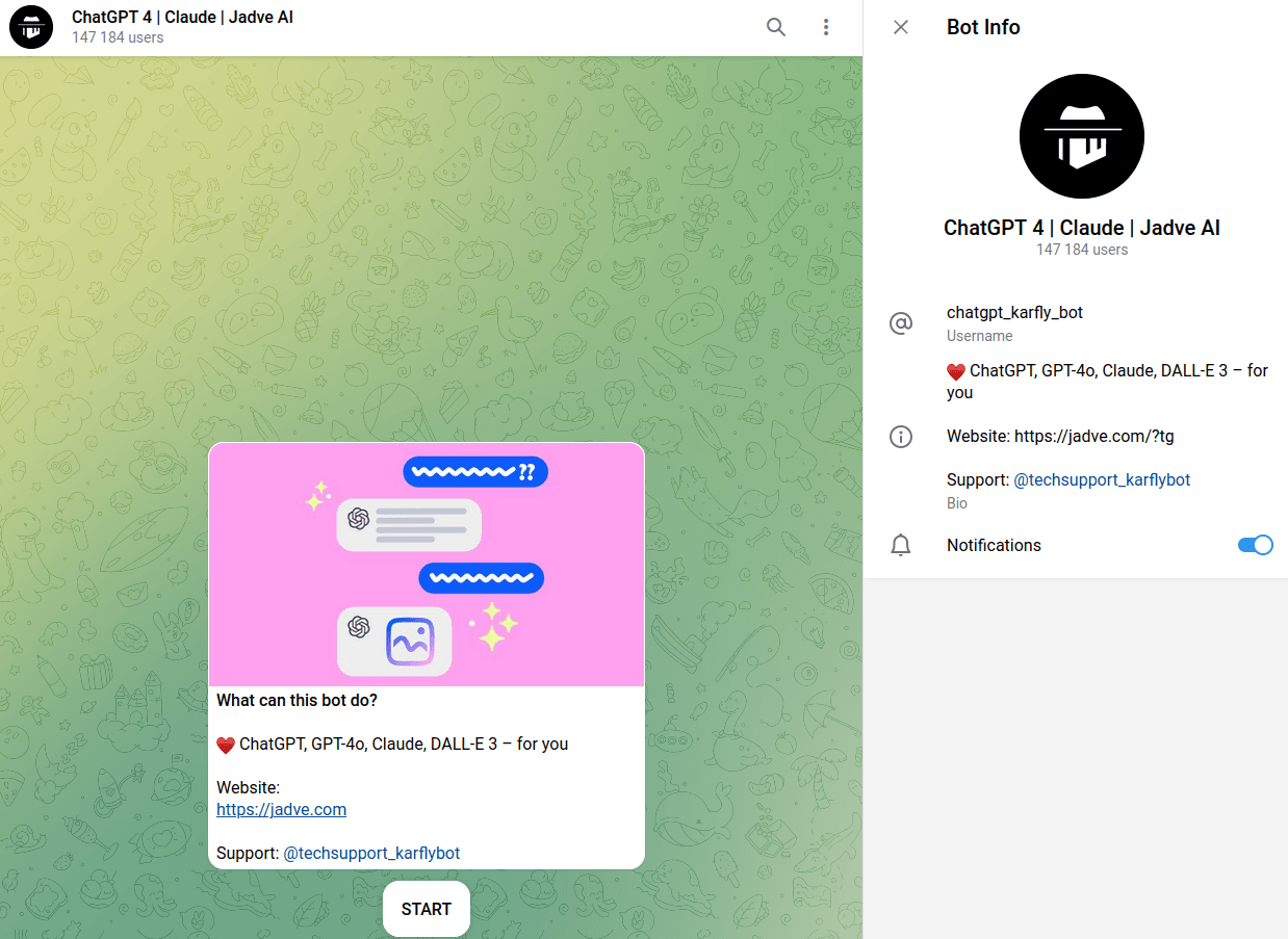 ChatGPT Telegram Bot Source Code with Python