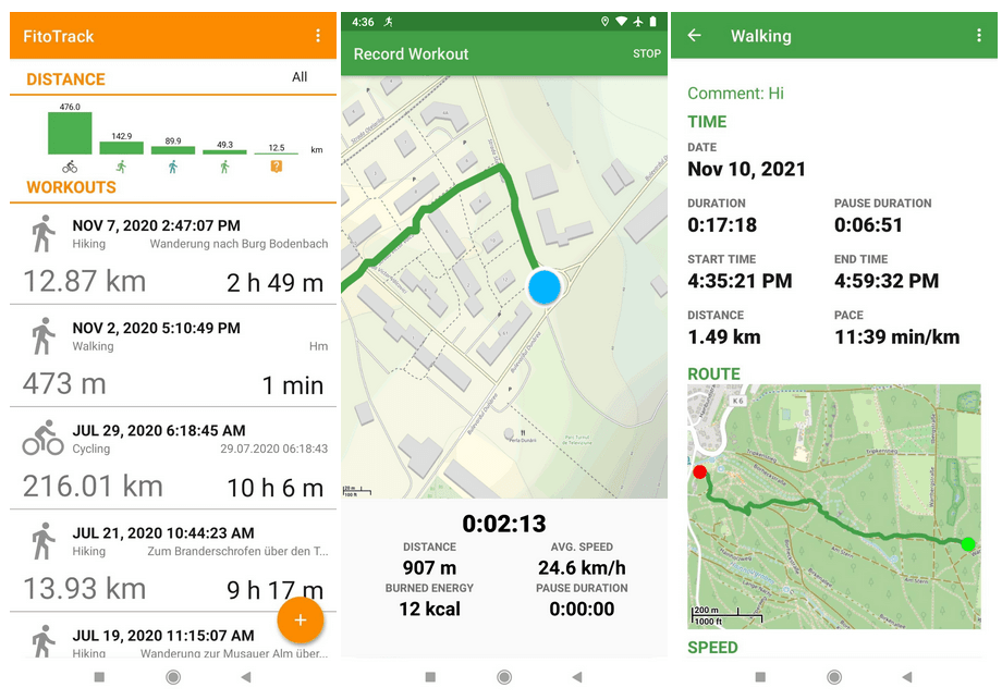FitoTrack: Open-Source Fitness Tracker for Android