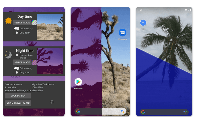 Dark Mode Live Wallpaper for Android