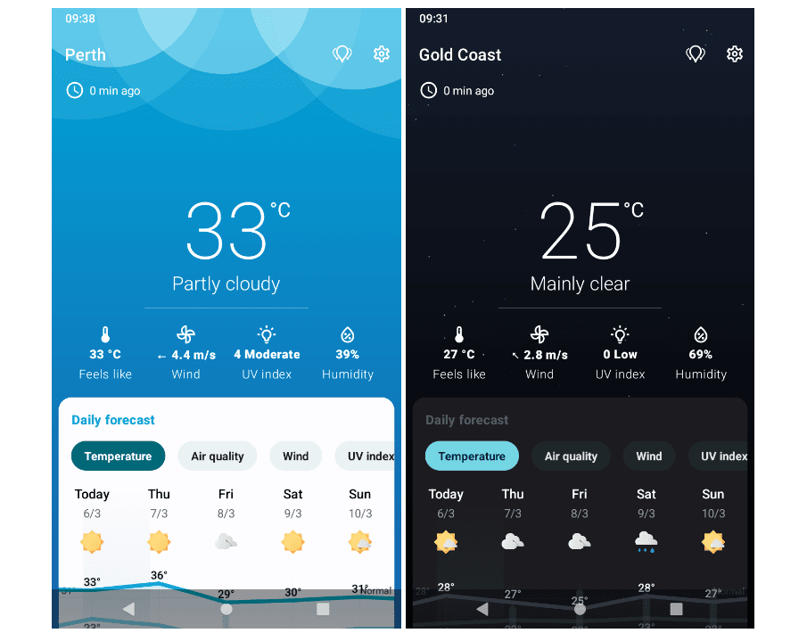 Breezy Weather: Open-Source Material Design Weather App