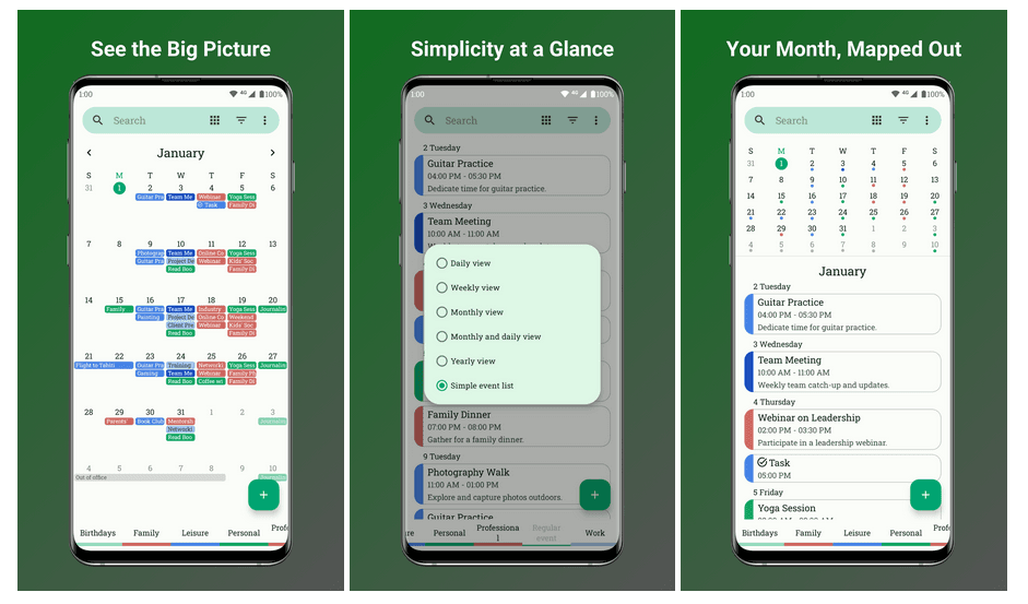 Fossify Calendar: Open-Source Android Calendar App