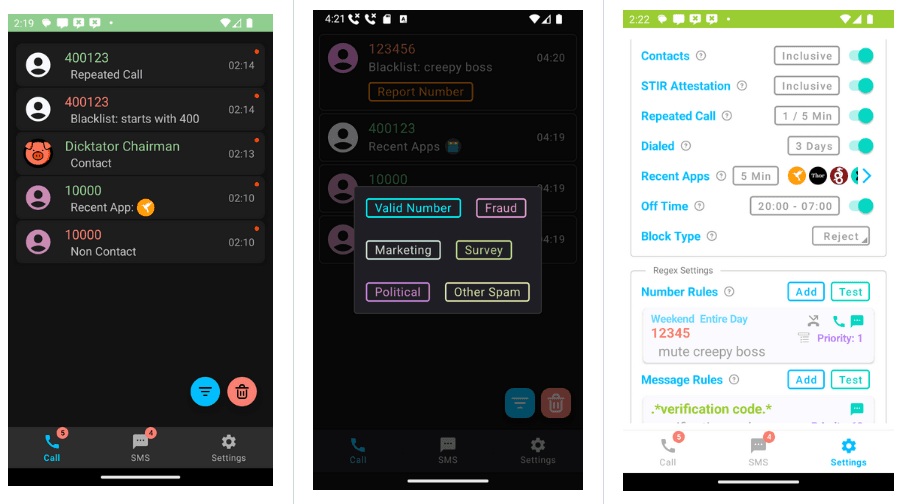 SpamBlocker: Android Call & SMS Filter App
