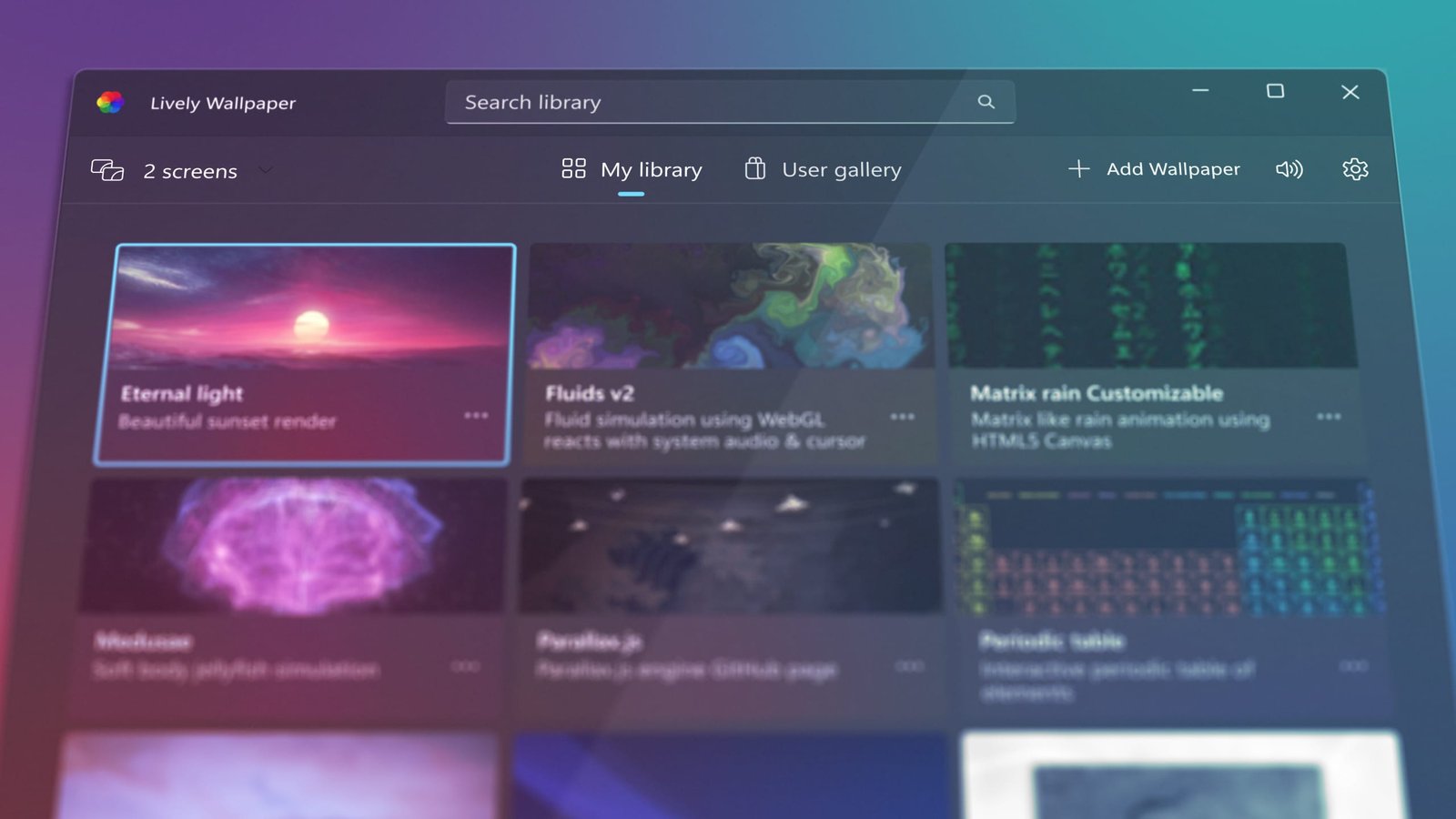Lively Wallpaper: Open-Source Live Desktop Backgrounds