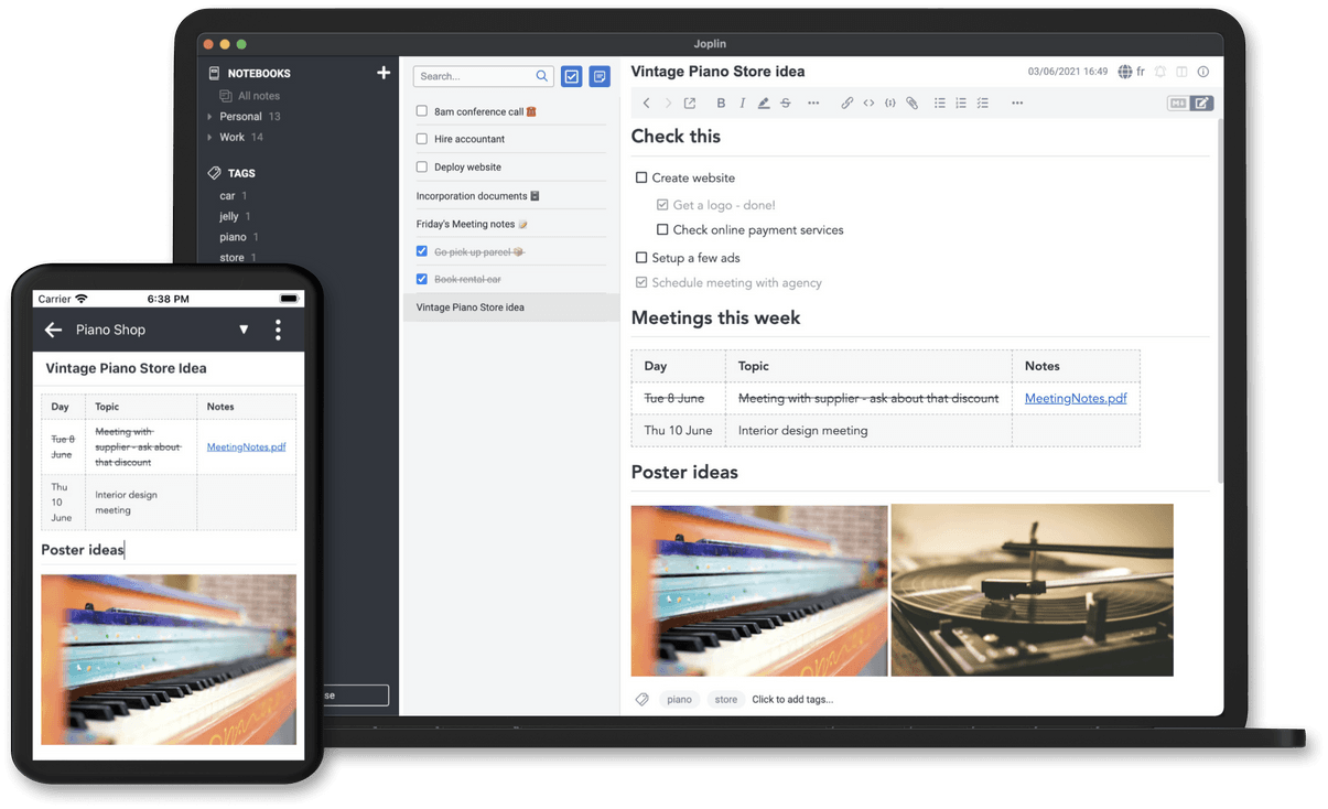Joplin: Open-Source Note App with GitHub Source Code