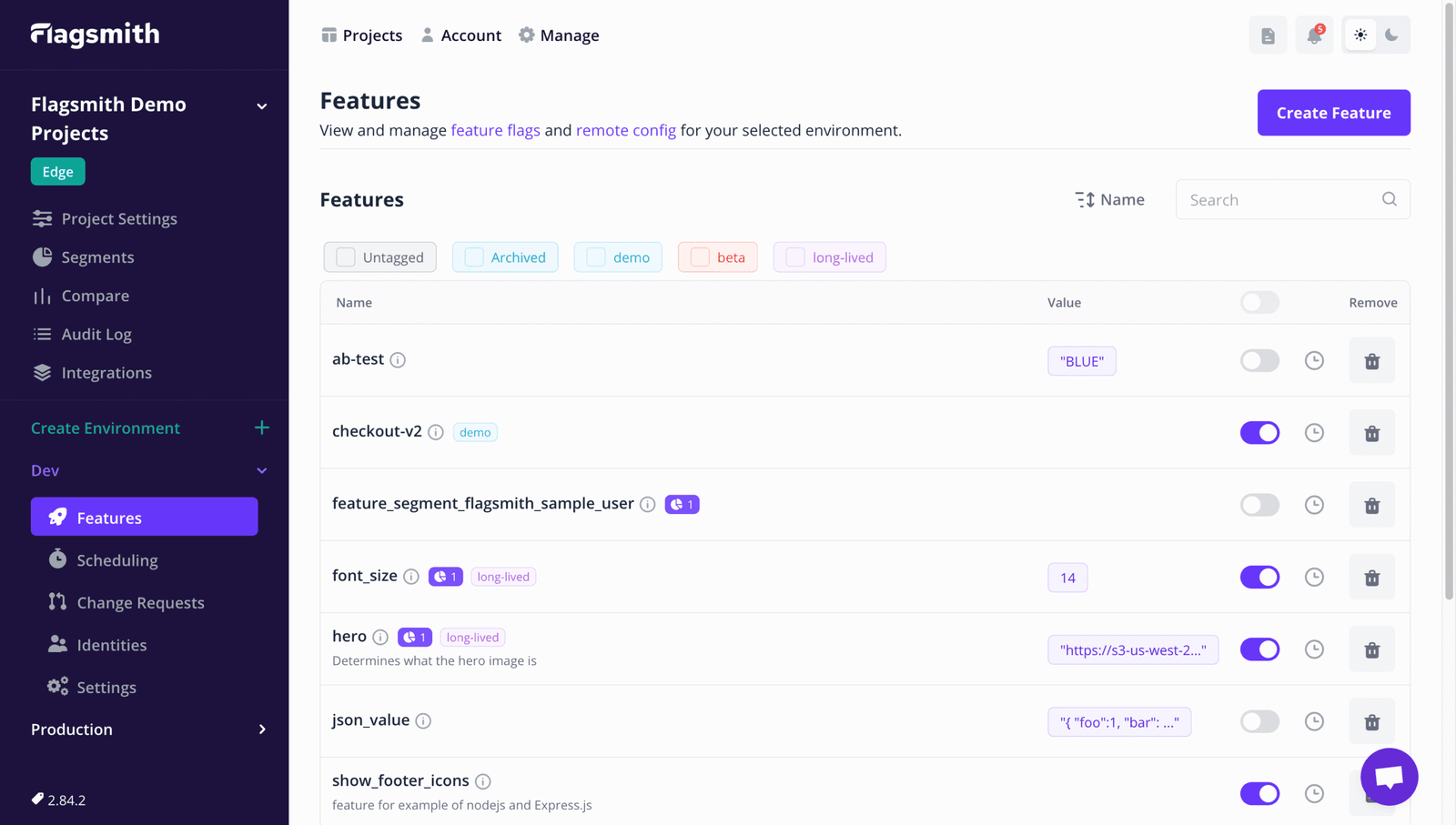 Open Source Feature Flagging Tool: Flagsmith