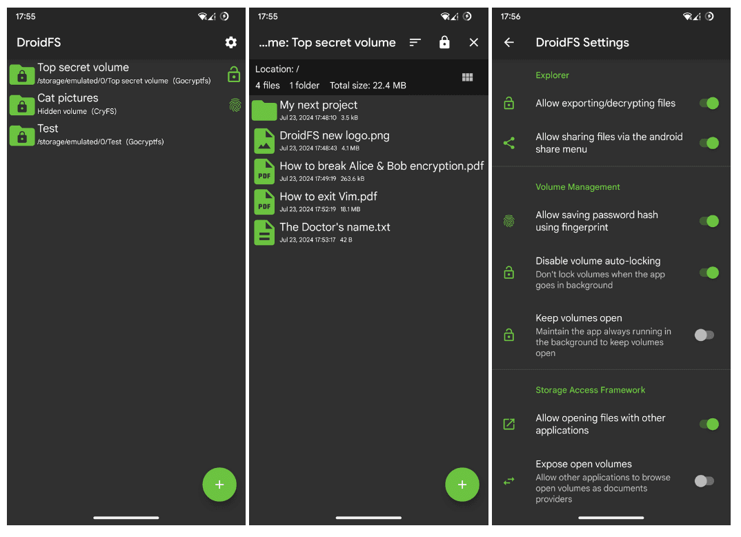DroidFS: Open-Source Android File Encryption App