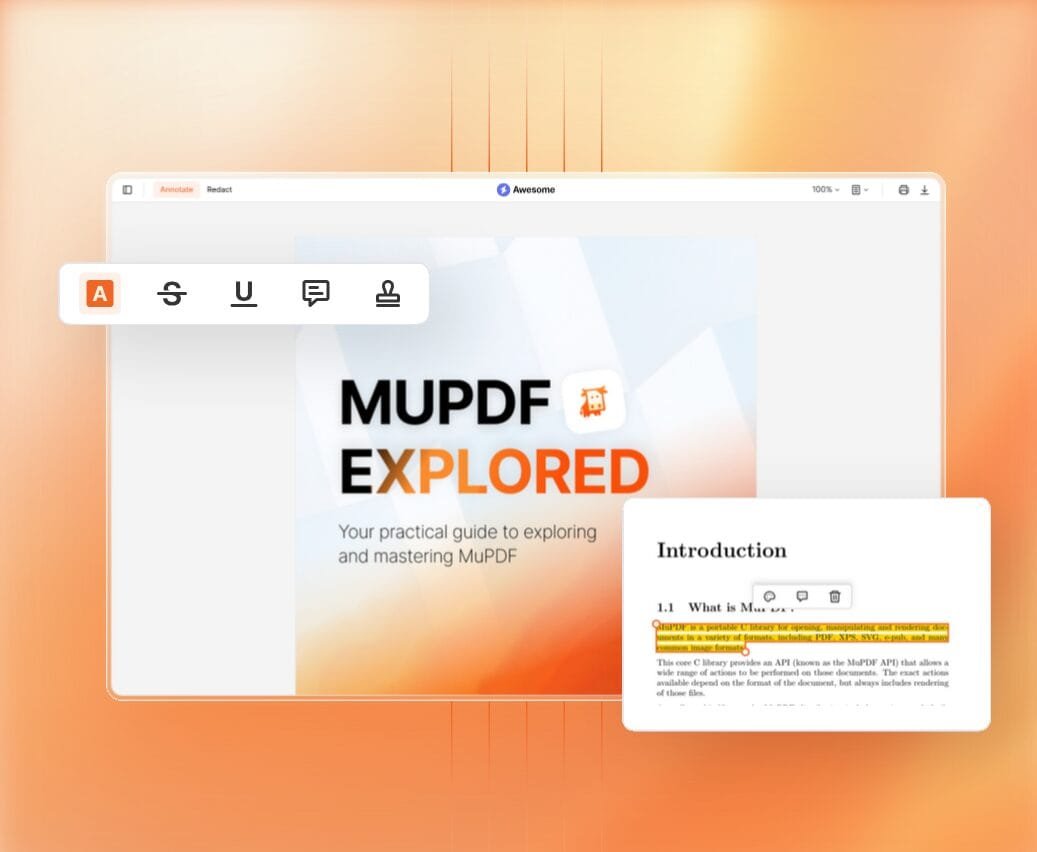 MuPDF: Fast, Lightweight PDF Source Code Framework