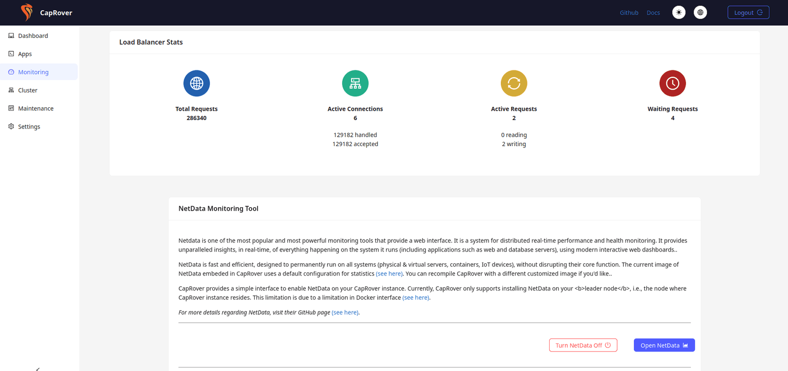 CapRover: Scalable Open‑Source Docker PaaS Solution