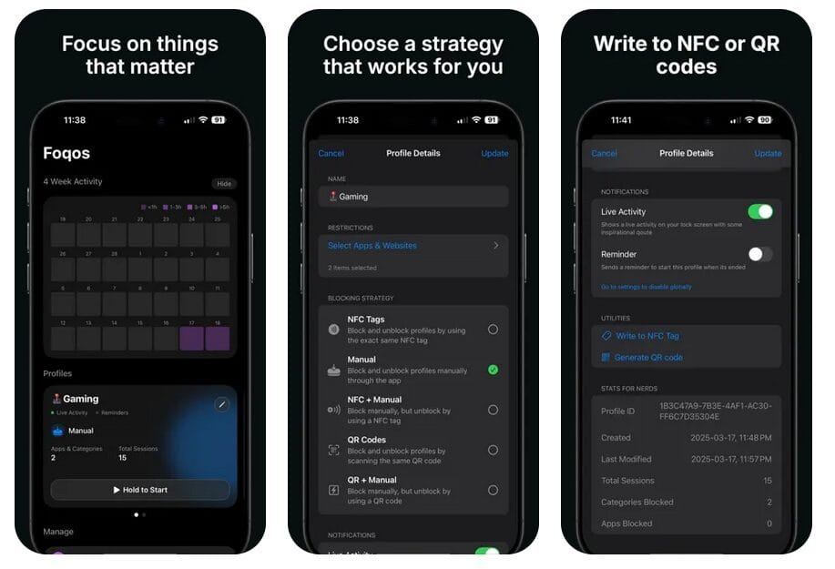 Focus Mode with NFC: Foqos – Open‑Source Focus Tool
