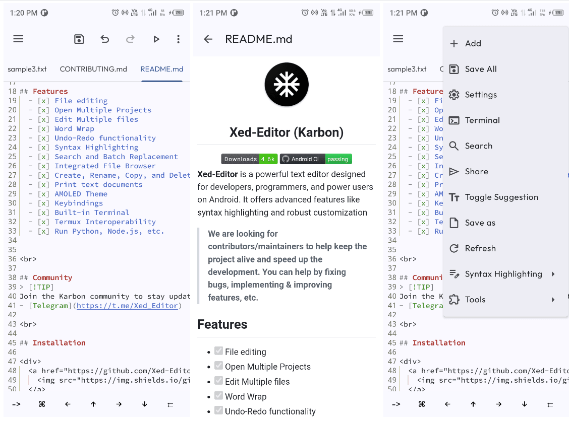 Advanced Android Code Editor: Xed‑Editor Power