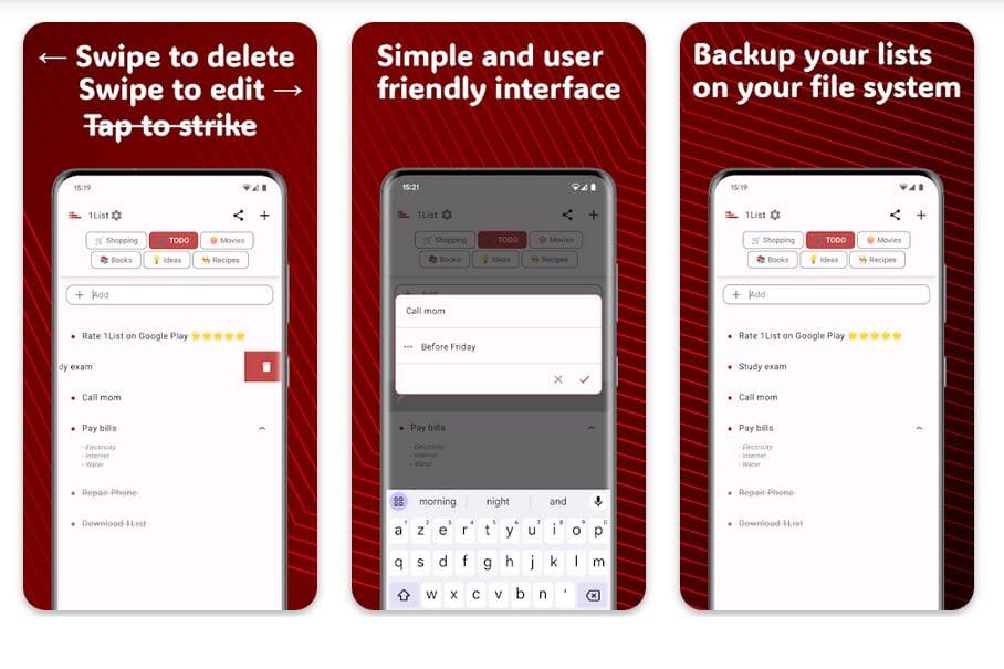Simple & Efficient OneList: All‑In‑One List Manager App