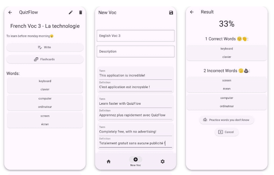 QuizFlow – Open‑Source Vocabulary Flashcards App