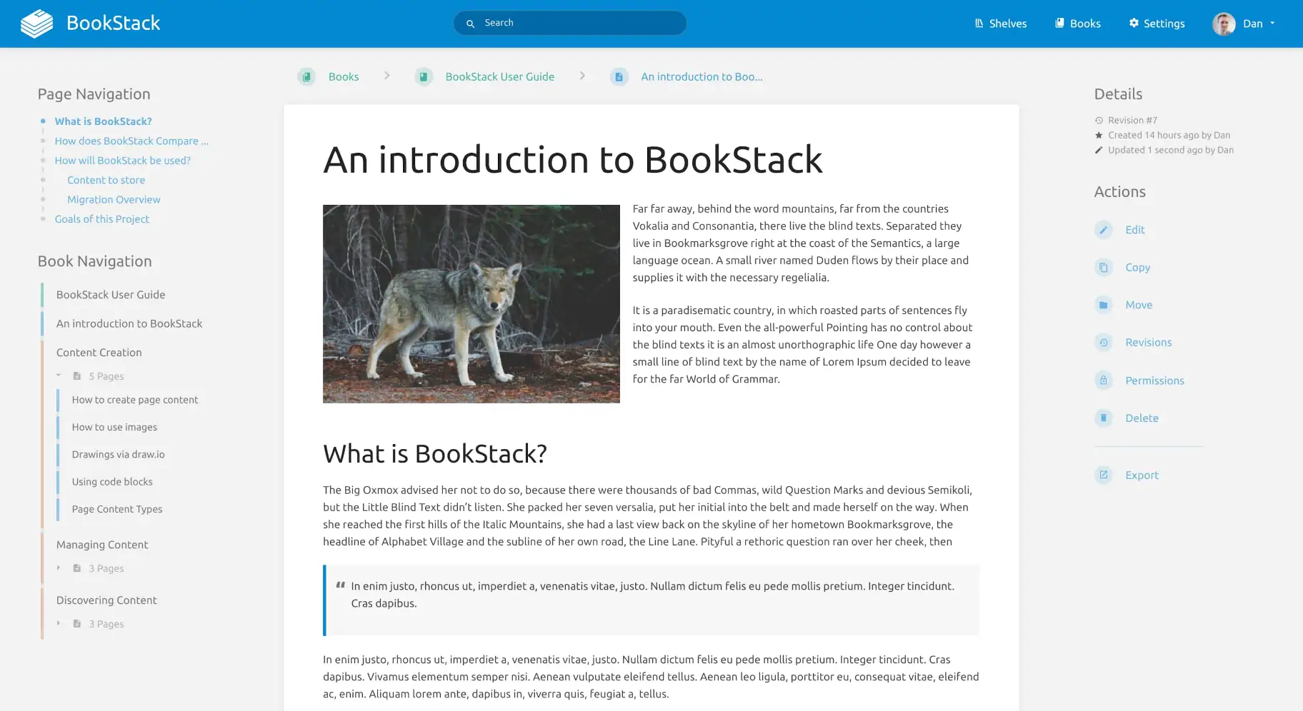 Open Source BookStack Wiki – Free Source Code for Documentation